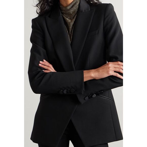 NWOT VERONICA BEARD Rickie Black Dickey Jacket, Sz 8, $795 - Picture 3 of 14